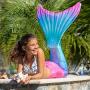 Fin Fun Mermaid Tails for Swimming with Monofin - Kids and Adult Sizes - Limited Edition