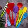YWT 10 Piece Silicone Kitchenware Set Non Stick and Heat Resistant Kitchen Accessories Suitable for Cooking and Baking Antibacterial Easy to Clean No BPA Dishwasher Safe