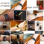 vanki Case Compatible with Apple Watch Case Series 3 Thin PC iWatch Protective Cover for 38mm 42mm (38mm, Black)