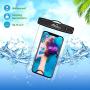 MoKo Waterproof Phone Pouch [2 Pack], Underwater Clear Phone Case Dry Bag with Lanyard Compatible with iPhone 11/11 Pro Max, X/Xs/Xr/Xs Max, 8/7/6 Plus, Samsung S10/S9/S8 Plus, S10e, A10E, Note 10/9/8