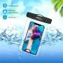 MoKo Waterproof Phone Pouch [2 Pack], Underwater Clear Phone Case Dry Bag with Lanyard Compatible with iPhone 11/11 Pro Max, X/Xs/Xr/Xs Max, 8/7/6 Plus, Samsung S10/S9/S8 Plus, S10e, A10E, Note 10/9/8