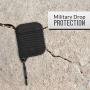 EMERGE Water and Dust Resistant Airpods Case with Military Drop Protection - Black