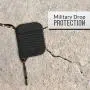 EMERGE Water and Dust Resistant Airpods Case with Military Drop Protection - Black