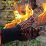 HikeGeek Smoker Oven Gloves - Extreme Heat Resistant Washable Mitts for Safe Cooking Baking & Frying at The Kitchen,BBQ Pit & Grill, X-Long (1 Pair)