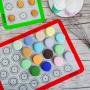 Set of 4 Reusable Silicone Macaron Baking Mats 0.75mm (2 Half Sheet Liners and 2 Quarter Sheets), Non Stick Silicone Liner for Bake Pans and Rolling ? Macaron, Pastry, Cookie, Bun, Bread Making