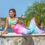 Fin Fun Mermaid Tails for Swimming with Monofin - Kids and Adult Sizes - Limited Edition