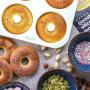 Premium Silicone Donut Pan - Best For Baking Full Size Doughnuts | 100% Food Grade Silicone Donut Mold | 9 Cavity Doughnut Pan/Bagel Pan Makes A Great Gift | Free Ebook