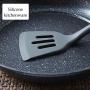 Cookware Set Food Grade Silicone Elm Handle Set Silicone Kitchenware 9 Piece High Temperature Cooking Tools, Kitchenware