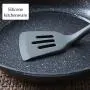 Cookware Set Food Grade Silicone Elm Handle Set Silicone Kitchenware 9 Piece High Temperature Cooking Tools, Kitchenware