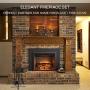 ComfyHome Fireplace Tools, 9.4 x 9.4 x 31.9 inches, Dark