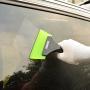 FOSHIO 1PCS Green Squeegee Scraper Shower Mirror Glass Wiper Window Cleaner with Non-Slip Handle for Auto Home Window