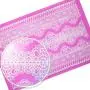 AK ART KITCHENWARE Flower Large Silicone Cake Lace Mat Fondant Mold Impression Mat Cupcake Decorations (BLM-15)