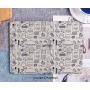 Customized iPad 4/3/2 Case 9.7"- Slim Fit Folio Stand Case Smart Protective Cover Auto Sleep/Wake Feature for Apple iPad 2,iPad 3 & iPad 4th Generation,Vector Doodle Set of Kitchenware Items