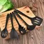 Silicone Kitchenware Set of 10 Kitchen Eco-Friendly Cooking Tools Non-Stick Heat-Resistant Barbecue, Cooking, Salad, Frying