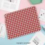 Samsung Galaxy Tab S2 9.7 Case,Proof Impact Resistant SM-T810/T813/T815 Tablet,Modern,Vintage Style Checkered Pattern Christmas Design Kitchenware Picnic Cafe Cloth Image Art Decorative,Red White