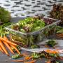 Carlisle 3066107 StorPlus Third Size Food Pan, Polycarbonate, 4" Deep, Clear