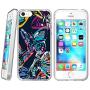 iPhone SE 5s 5 Case,Flexible Soft TPU Cover Shell,Slim Silicone Black Rubber Non-Slip Durable Design Protective Phone Case for iPhone SE 5s 5 -Butterfly