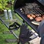 TeiKis BBQ Set [1x BBQ Gloves, 1x Bear Paws Meat Handler, 1x Seasoning Injector Grilling, 1x Case] Heat Resistant Barbeque Grill and Smoker Kit Accessories