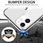 OULUOQI Compatible with iPhone 11 Case 2019, Shockproof Clear Case with Hard PC Shield+Soft TPU Bumper Cover Case for iPhone 11 6.1 inch.