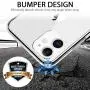 OULUOQI Compatible with iPhone 11 Case 2019, Shockproof Clear Case with Hard PC Shield+Soft TPU Bumper Cover Case for iPhone 11 6.1 inch.