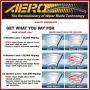 AERO 26" + 18" OEM Quality All Season Beam Windshield Wiper Blades (Set of 2)